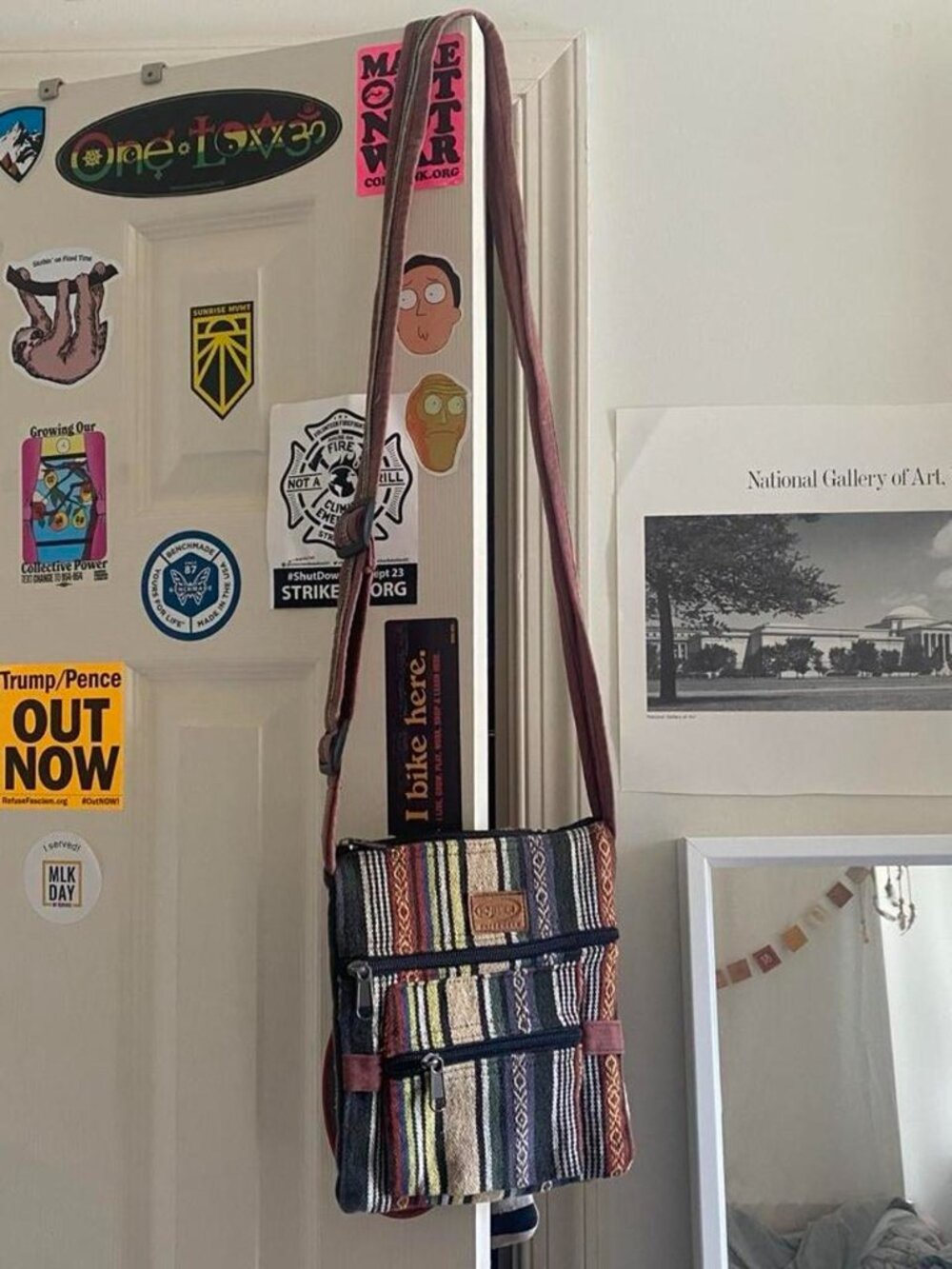 Hemp Hippie Boho Crossbody Bag (bought in nepal)